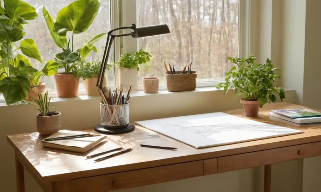 Espace de travail créatif et professionnel