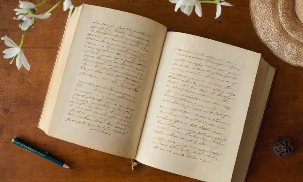 Un livre ancien avec des pages délicates