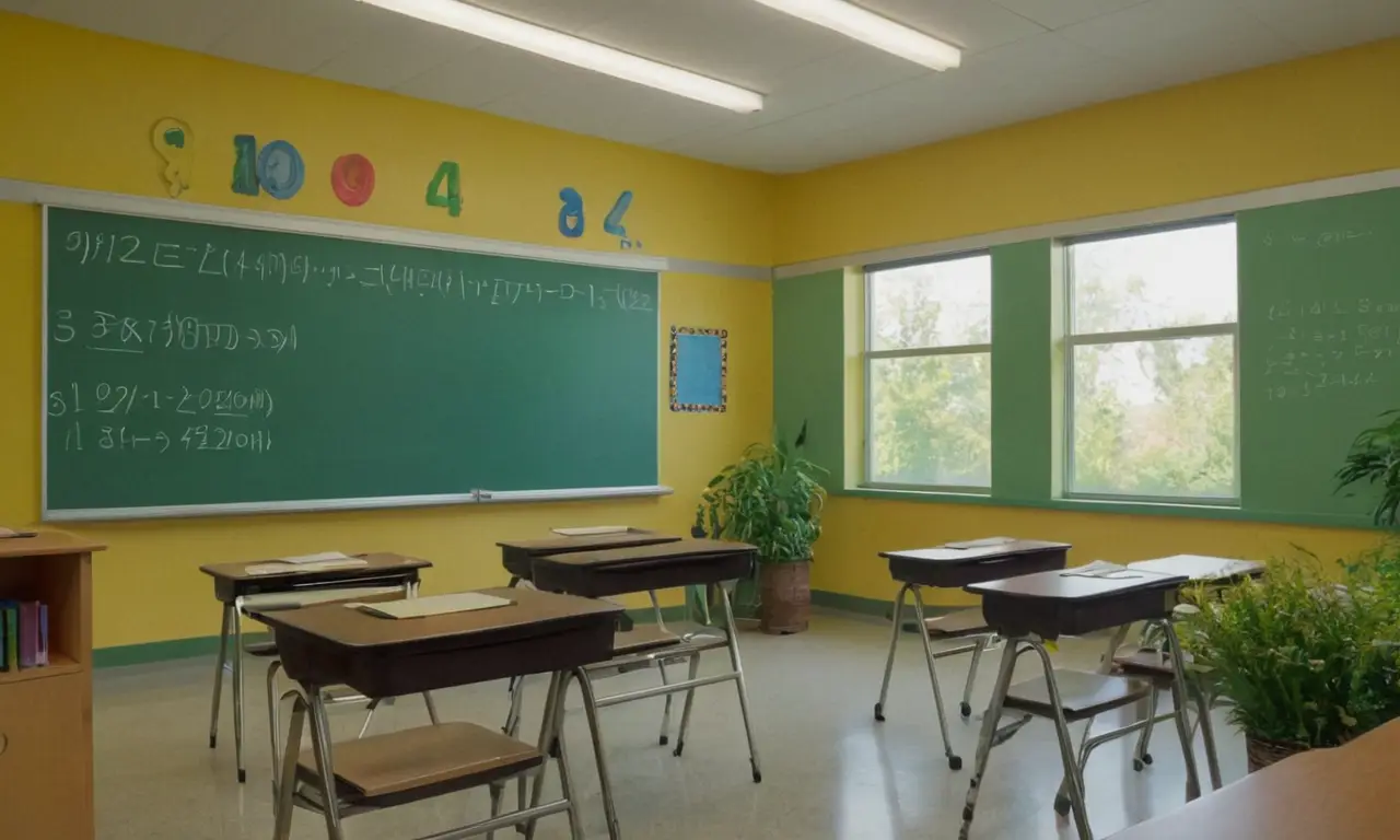 Une salle de classe ensoleillée et animée