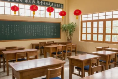 Salle de classe chinoise