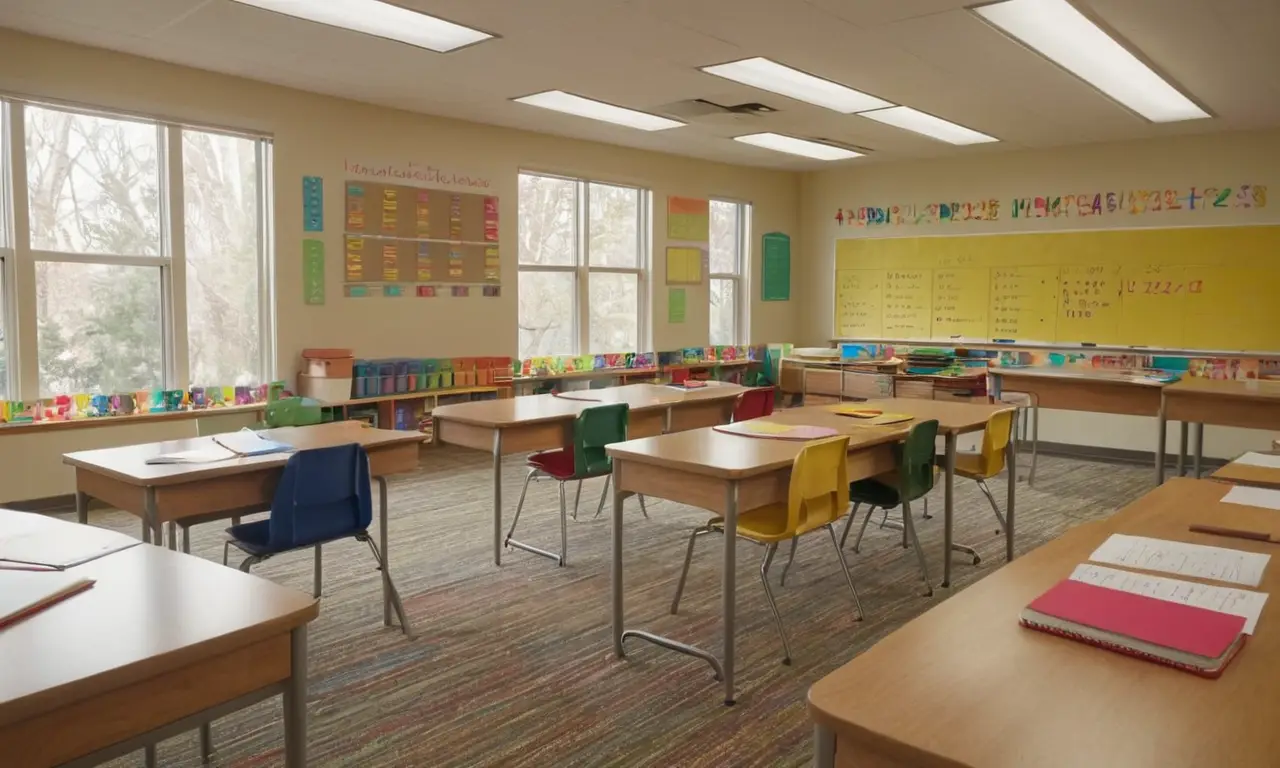 Une classe lumineuse et dynamique, étudiants engagés