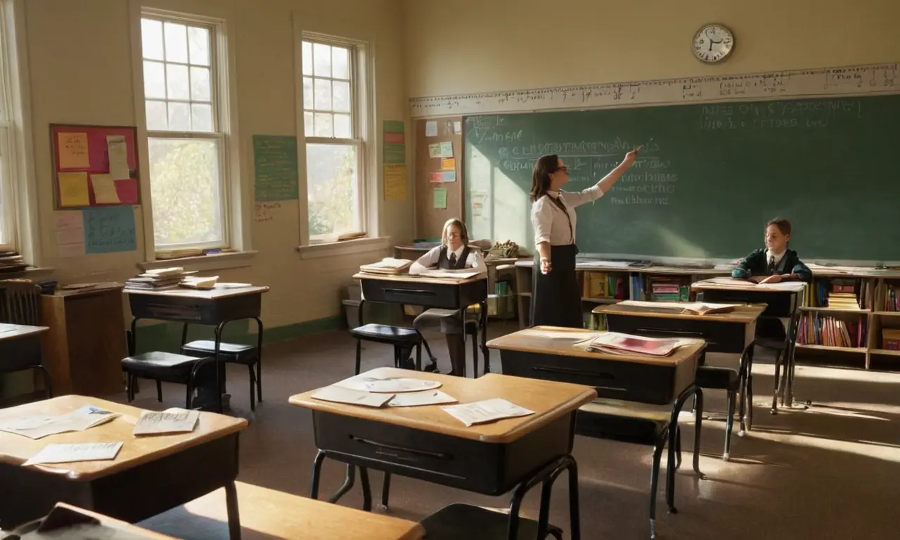 Salle de classe chaleureuse et dynamique