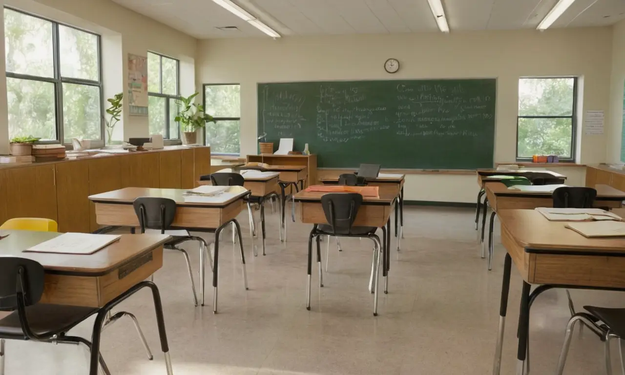 Une classe ensoleillée, concentrée sur lapprentissage