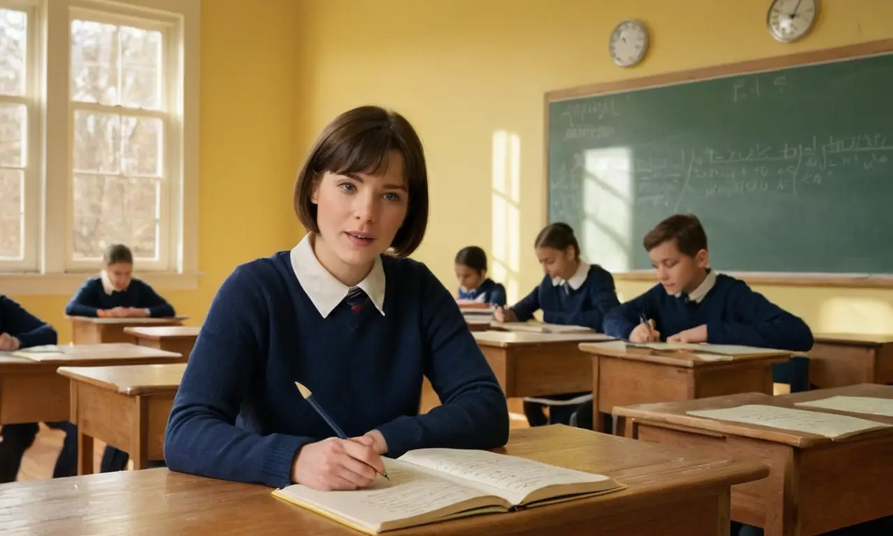 Salle de classe lumineuse et studieuse
